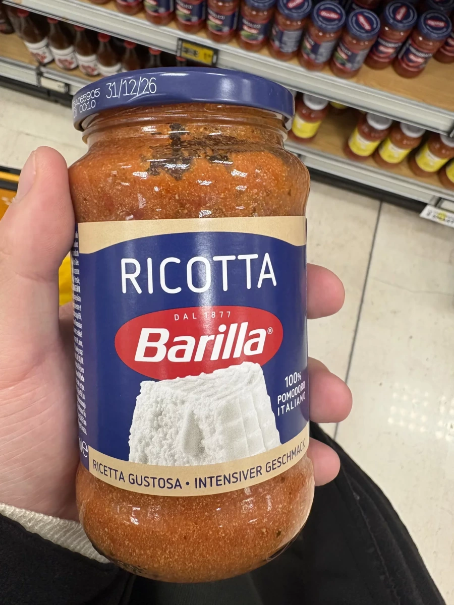 Barilla 百味來 Ricotta 瑞可塔起司番茄義大利麵醬