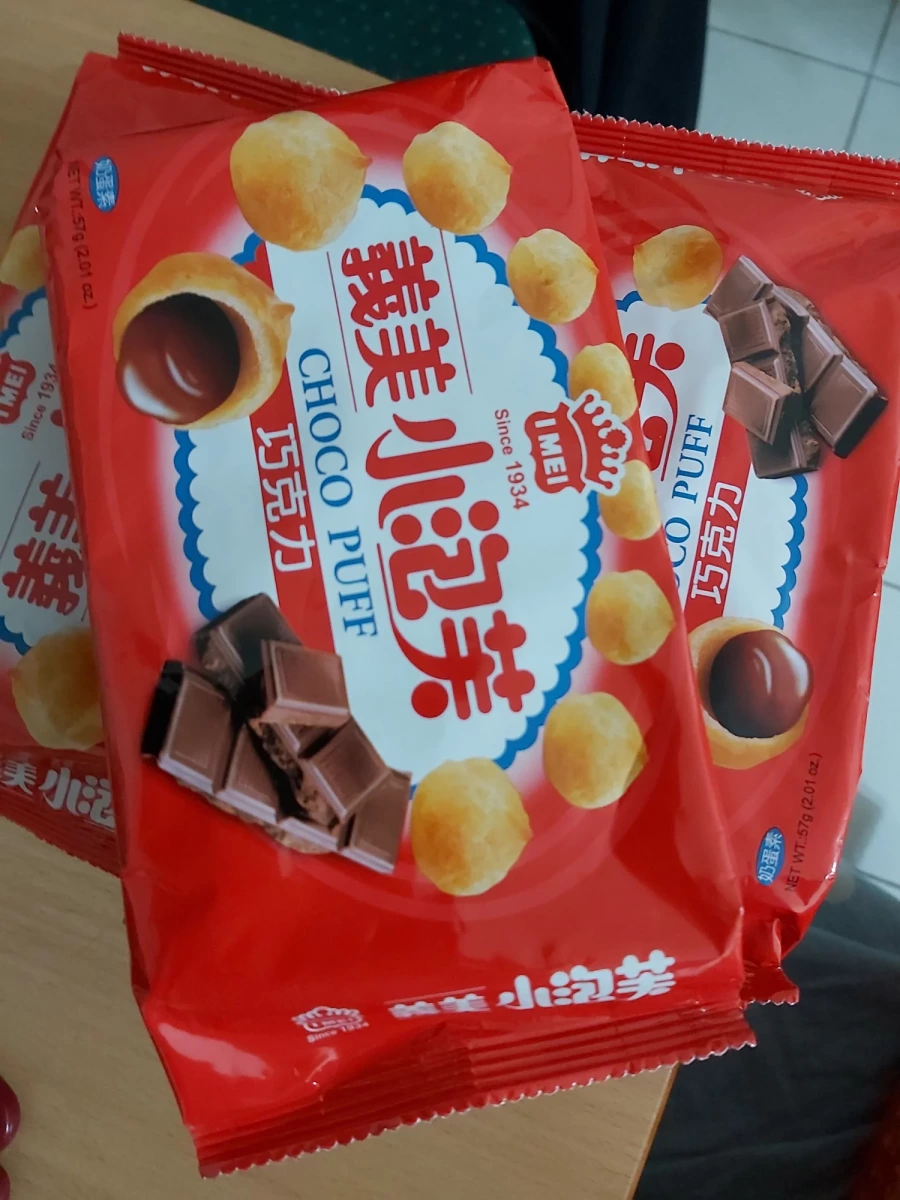 義美小泡芙巧克力口味