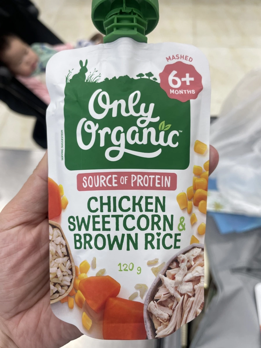 Only Organic 雞肉甜玉米糙米寶寶粥