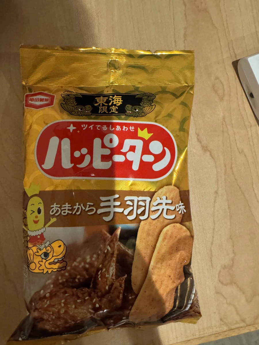龜田製菓 Happy Turn 快樂龍米果（東海限定 甜辣手羽先味）