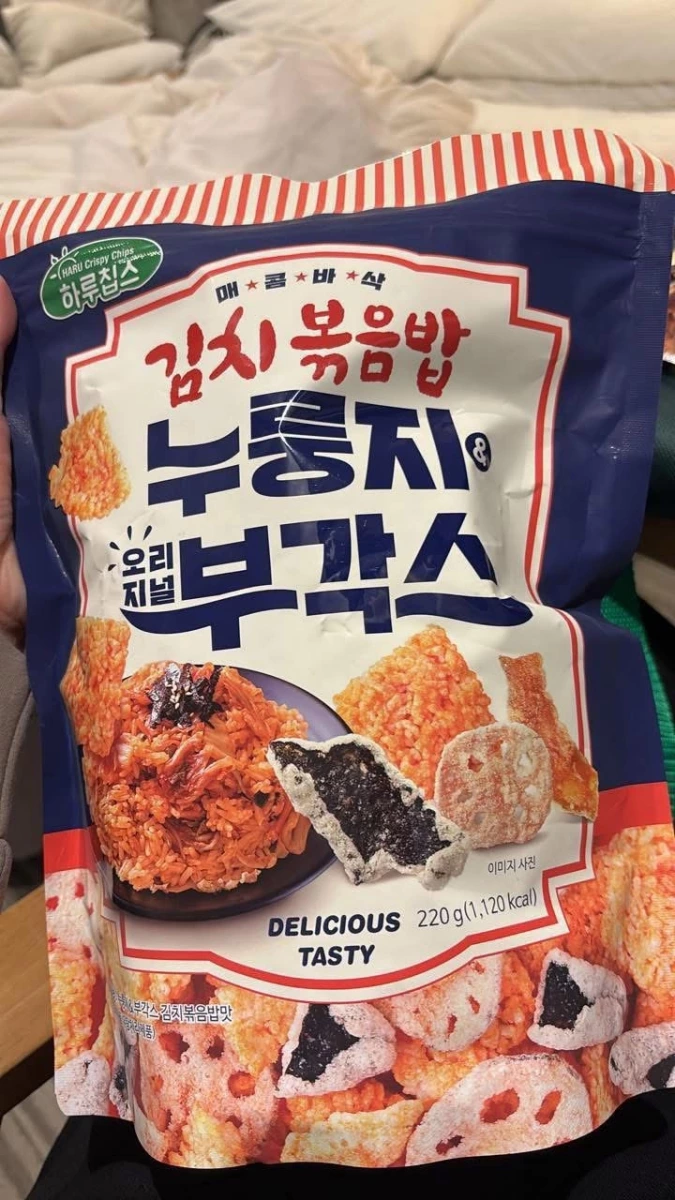 HARU 泡菜炒飯風味鍋巴海苔脆片