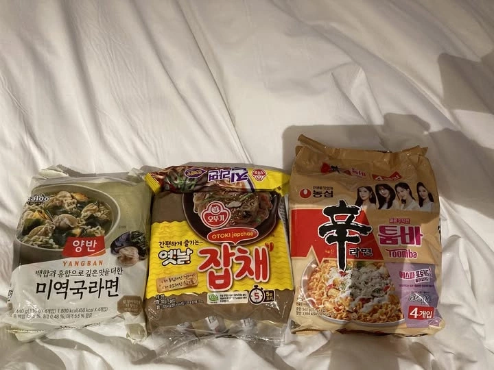 YANGBAN 海帶湯麵、不倒翁 (Ottogi) 韓式雜菜冬粉等