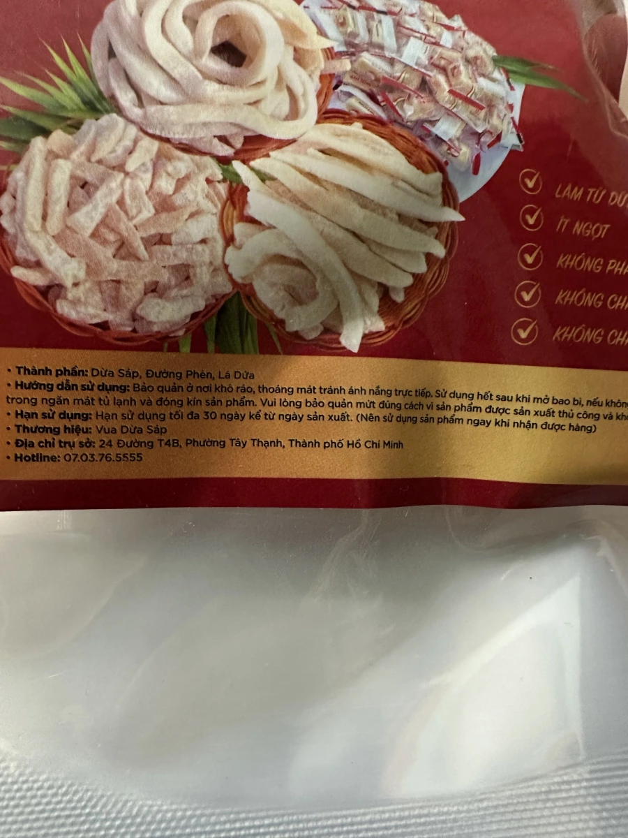 越南椰絲糖 (Mứt Dừa Sáp)