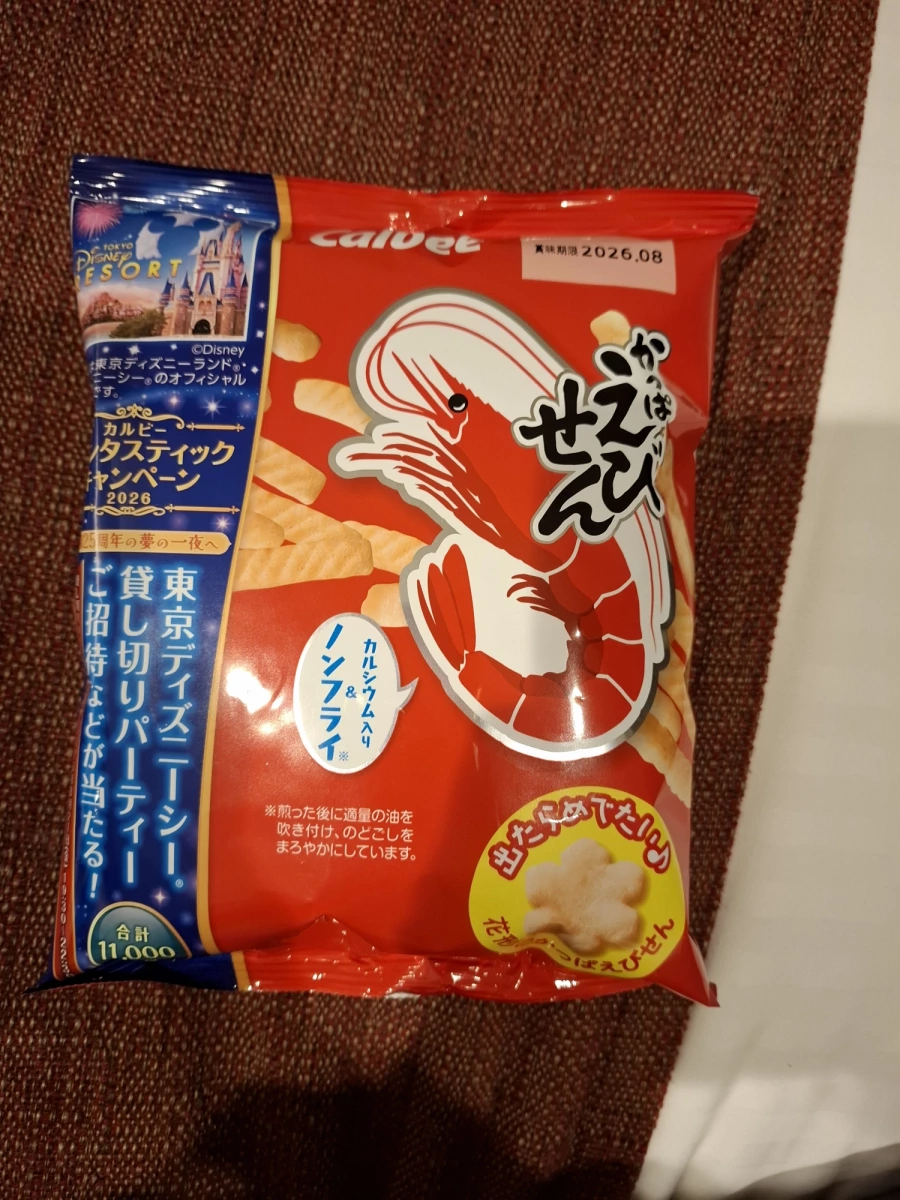 Calbee 卡樂比蝦條（東京迪士尼度假區限定包裝）