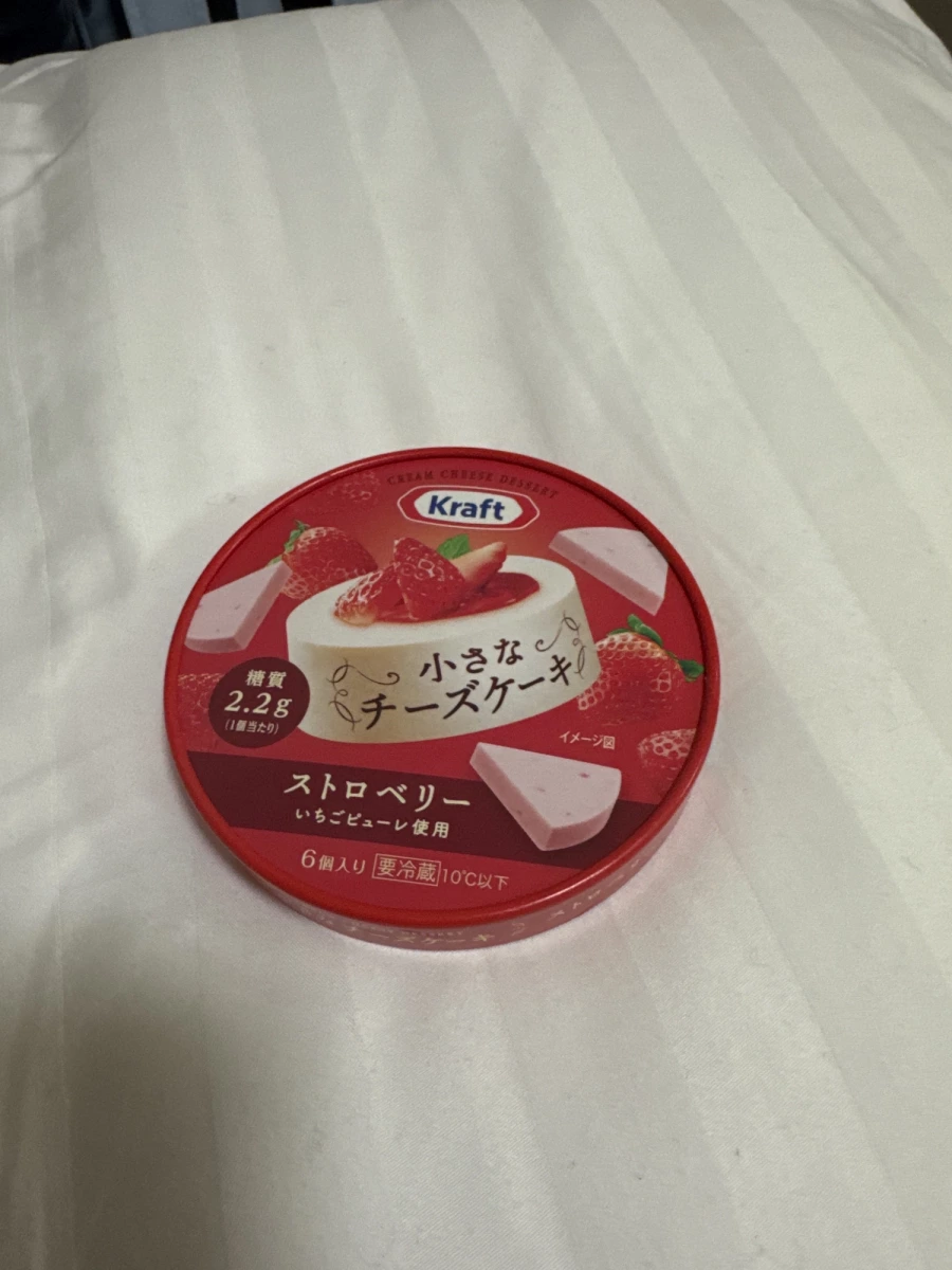Kraft 森永小巧起司蛋糕（草莓口味）