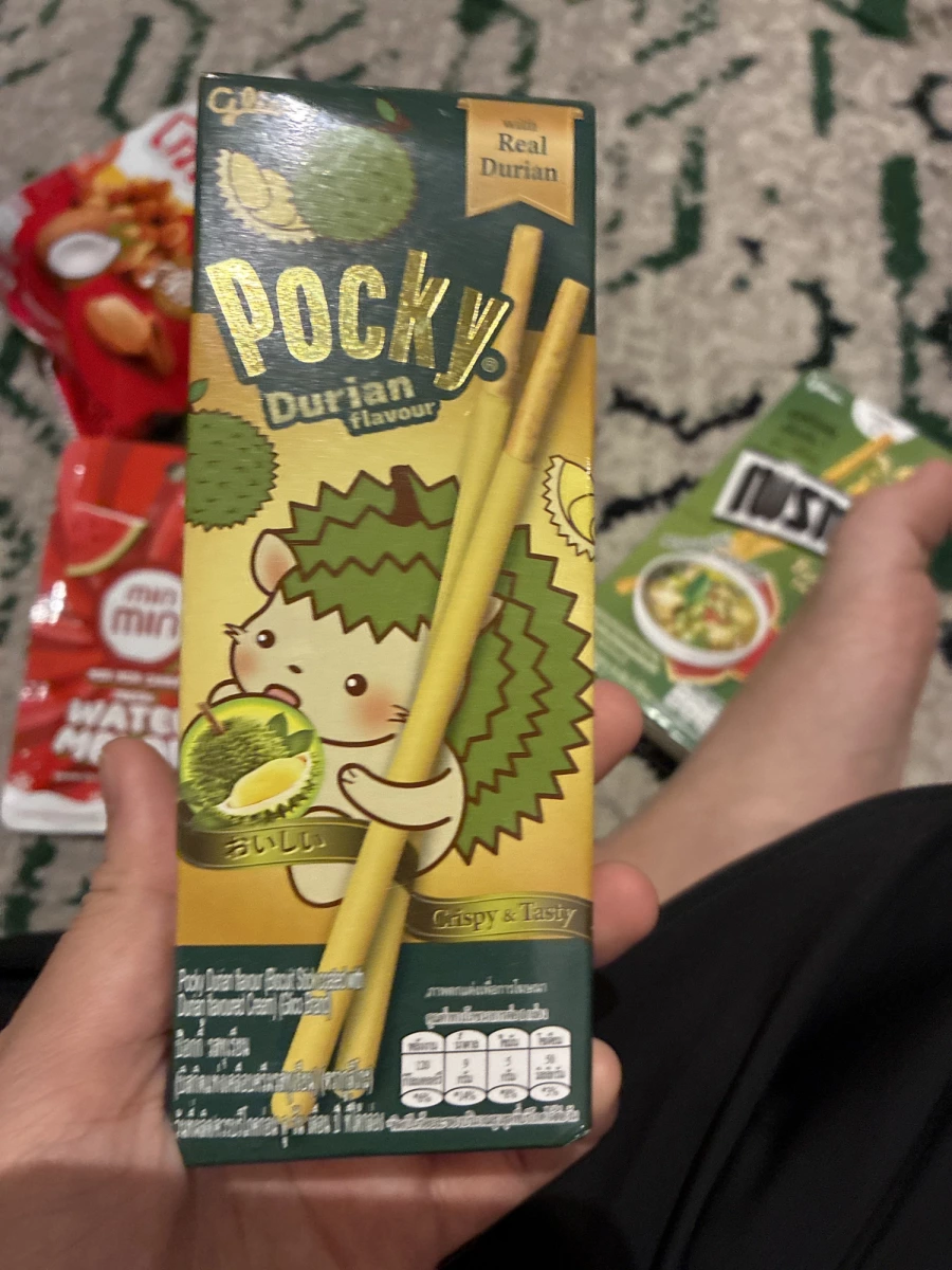 Glico Pocky 榴槤口味百奇棒、MISTINE 綠咖哩調理包等