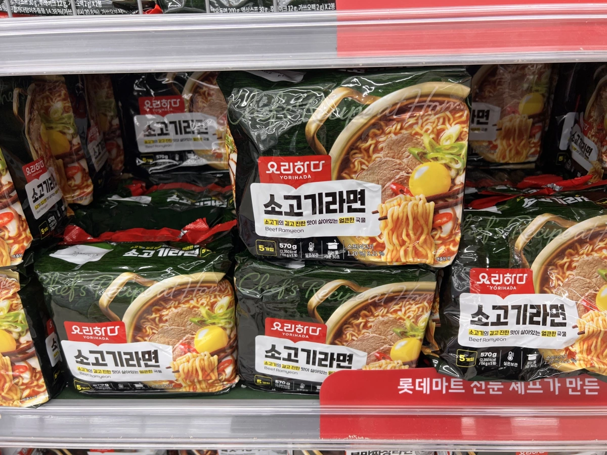 YORIHADA 韓國牛肉風味拉麵 (소고기라면)