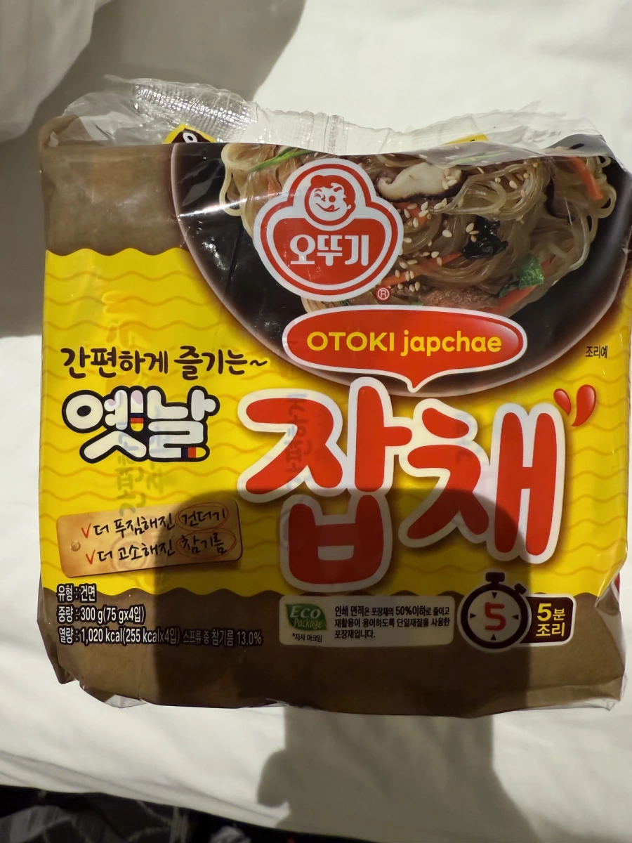 不倒翁 (Ottogi) 韓式雜菜冬粉泡麵