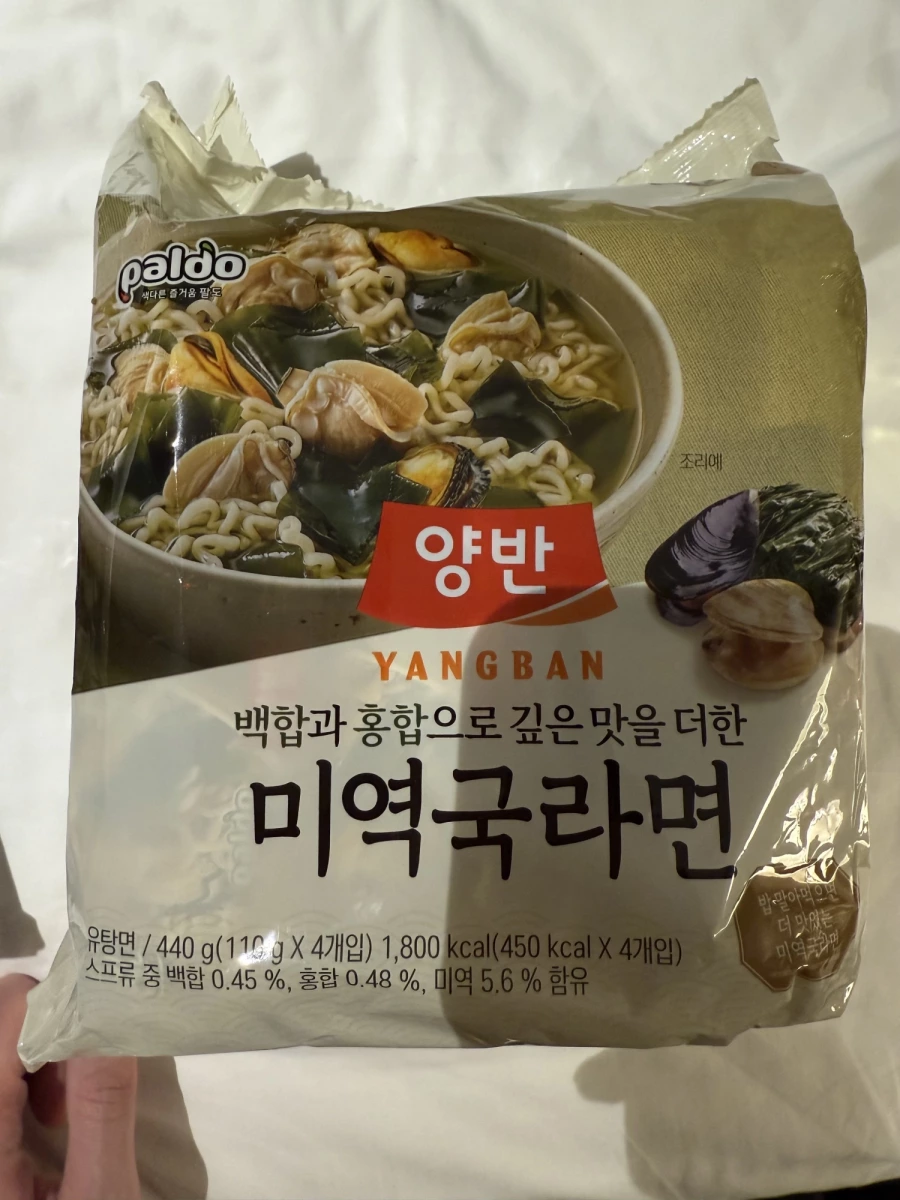 Paldo兩班海帶湯拉麵