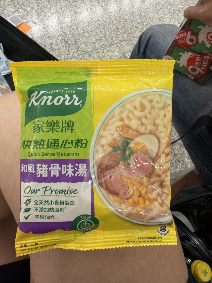 家樂牌快熟通心粉（和風豬骨味湯）