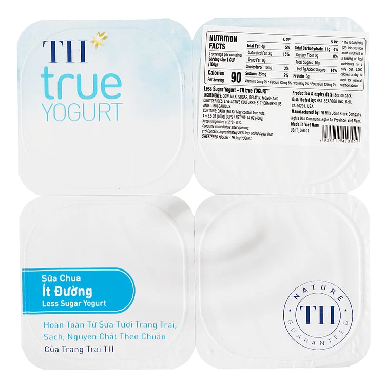 TH true YOGURT 低糖優格