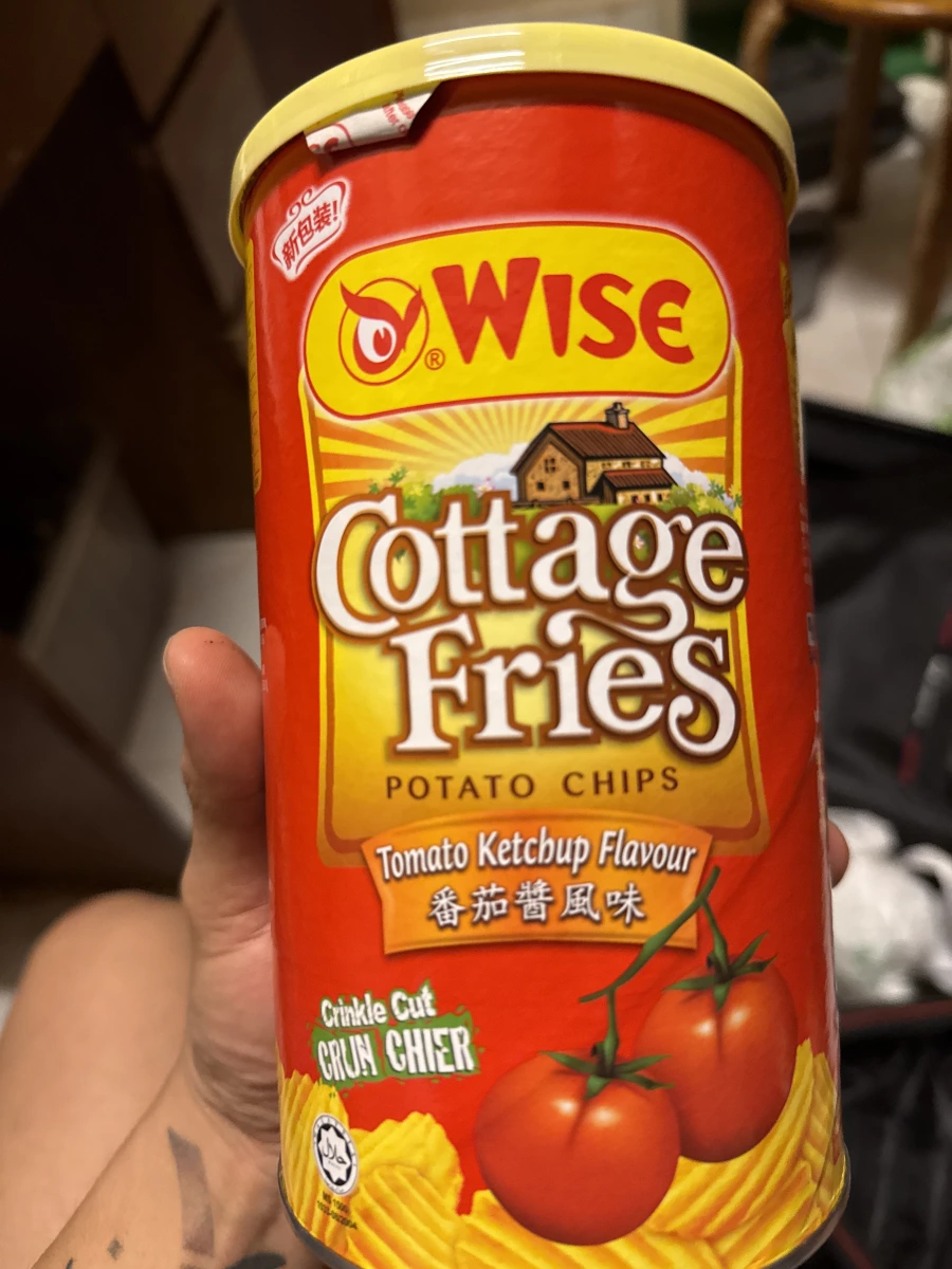威斯比番茄醬風味薯片 (WISE Cottage Fries Tomato Ketchup Flavour)
