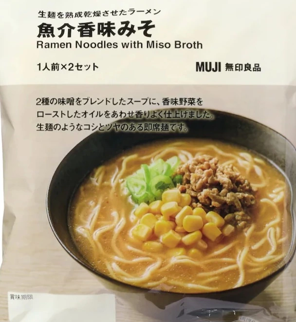 MUJI 無印良品 魚介香味味噌拉麵
