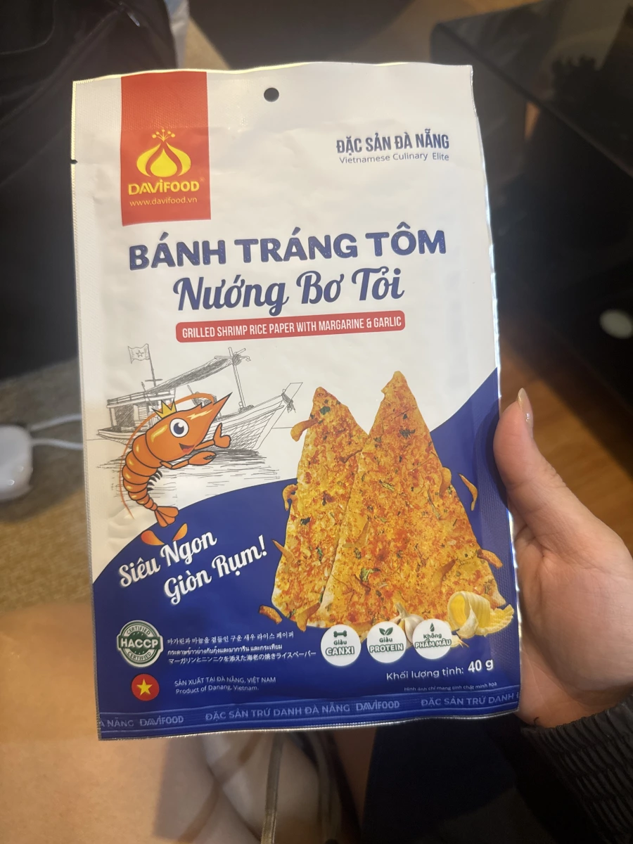 DAVIFOOD 越南蒜香奶油烤蝦餅