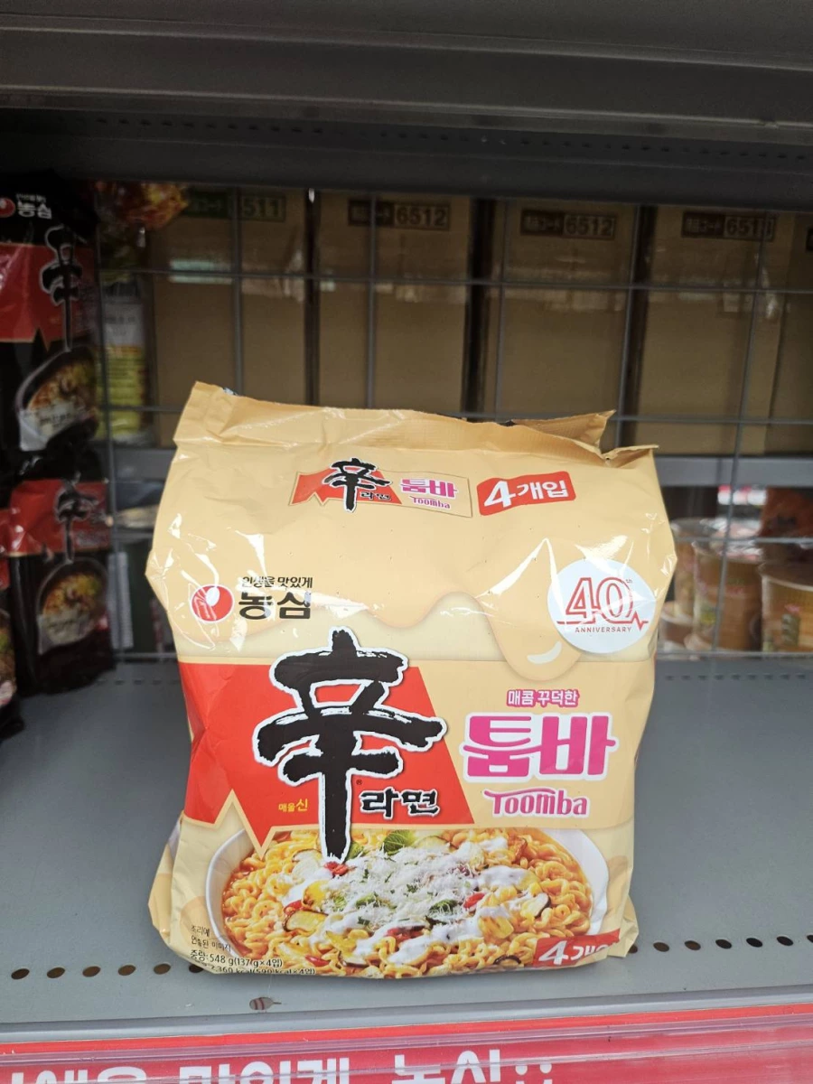 農心辛拉麵 Toomba 奶油風味 (4入裝)