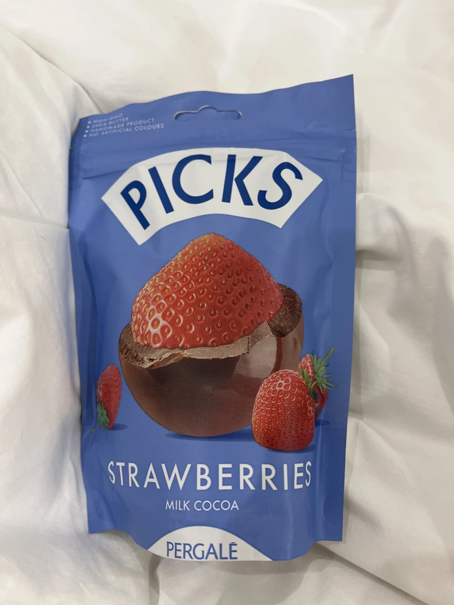 PICKS 巧克力裹凍乾草莓