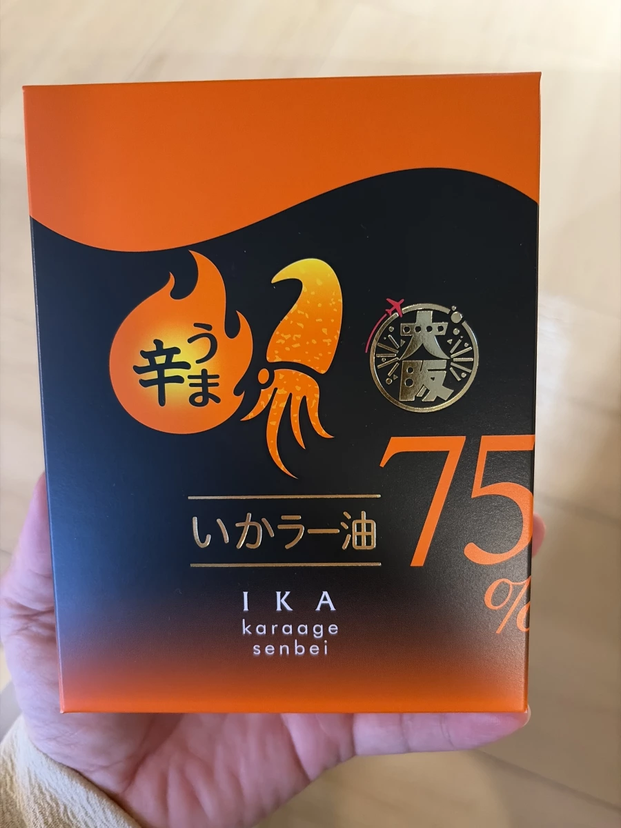 越前海鮮俱樂部 辣油風味炸魷魚仙貝 (大阪空港限定)