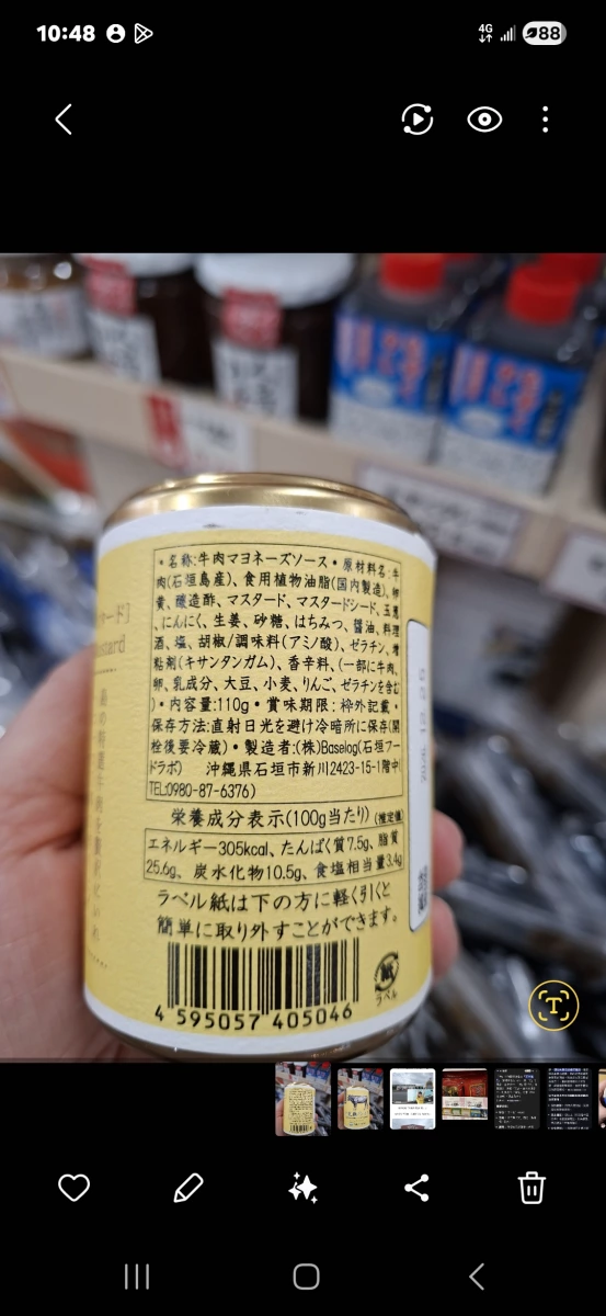 石垣島牛肉美乃滋醬 (蜂蜜芥末口味)