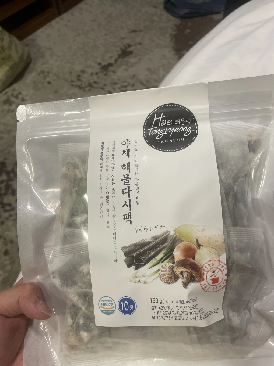 Hae Tongryeong 蔬菜海鮮高湯包