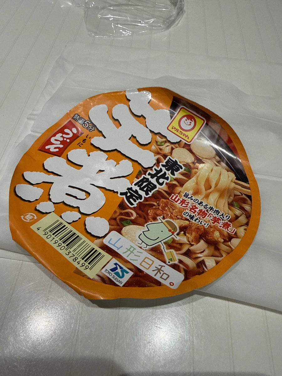 東洋水產 マルちゃん 東北限定 芋煮烏龍麵
