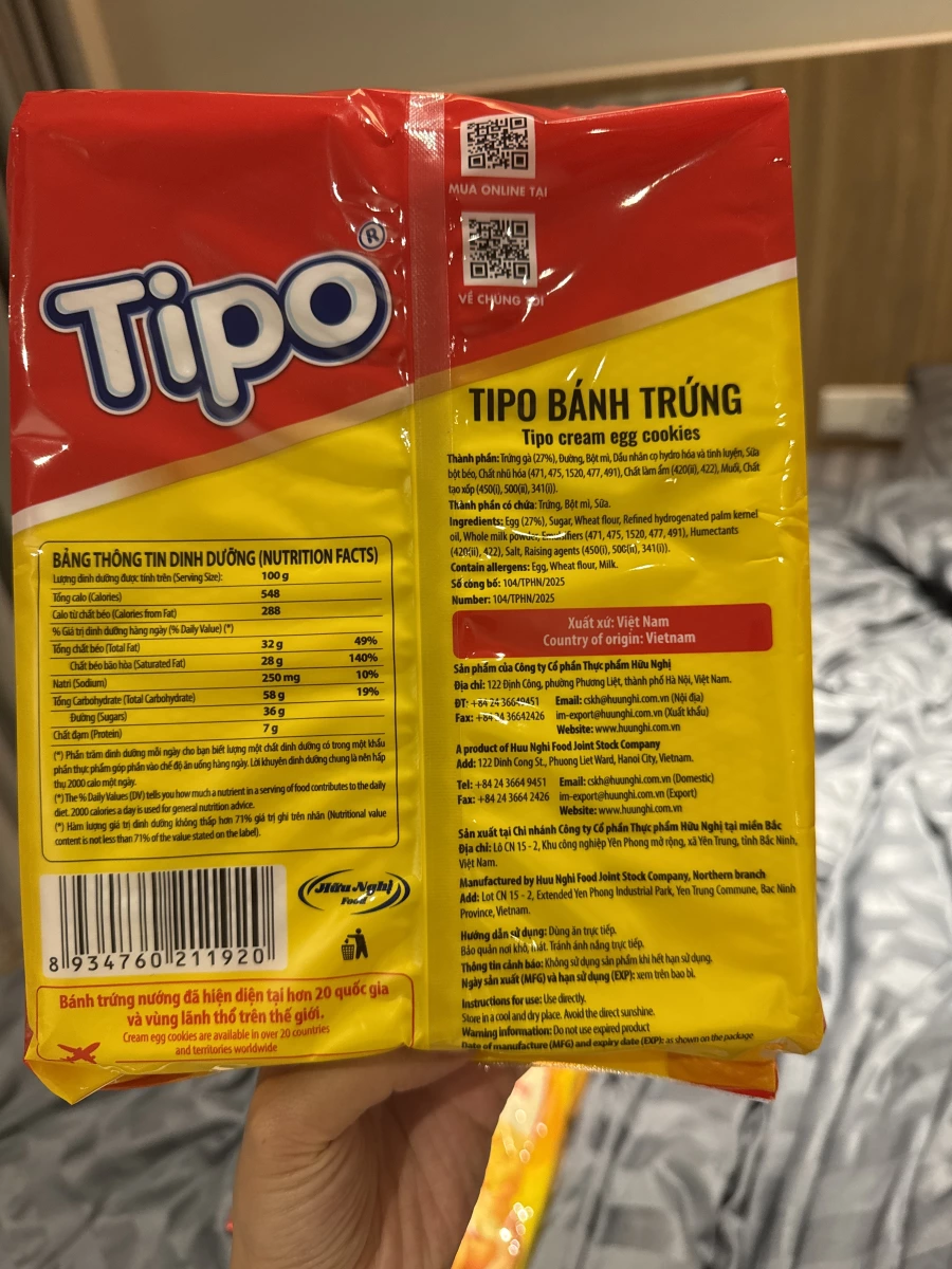 Tipo 雞蛋餅乾 (Tipo Bánh Trứng)