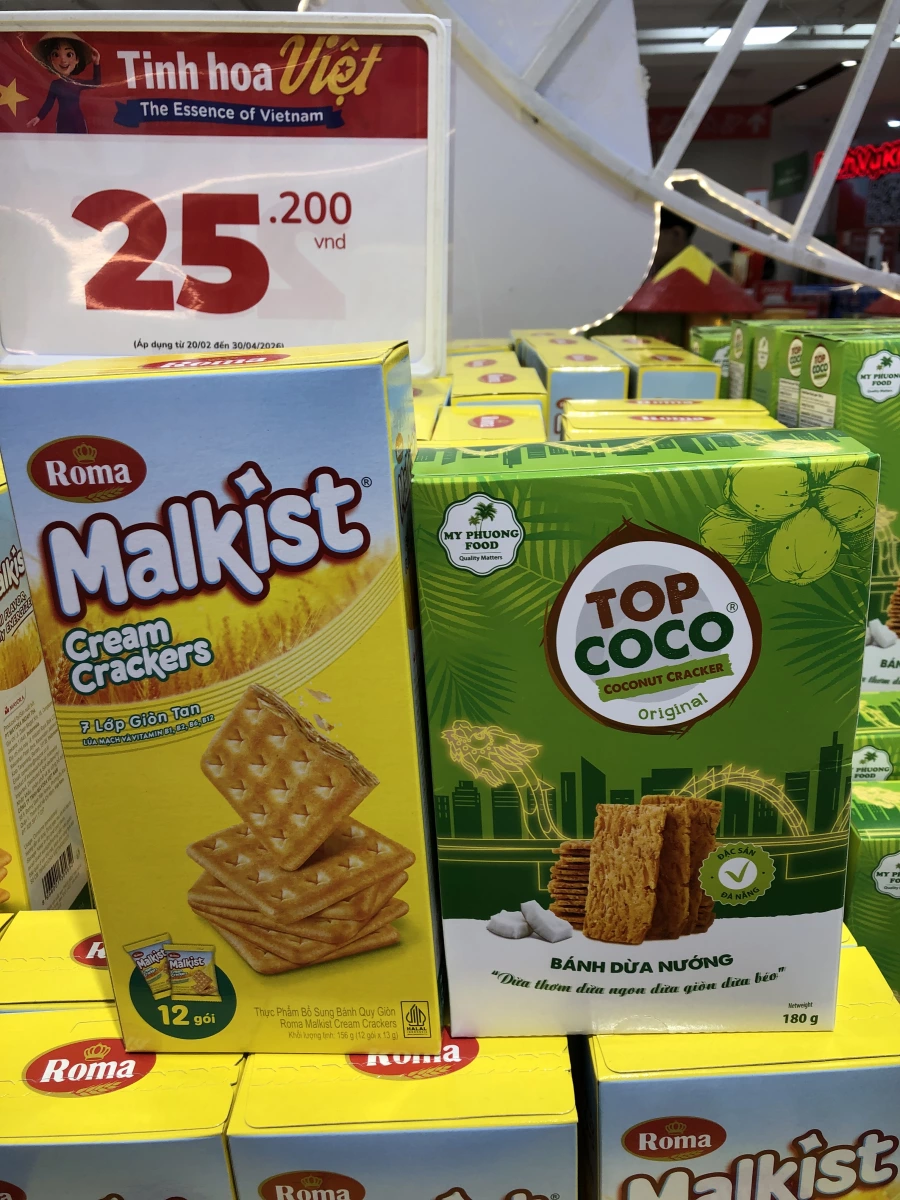 Roma Malkist 奶油蘇打餅乾、TOP COCO 椰子脆餅