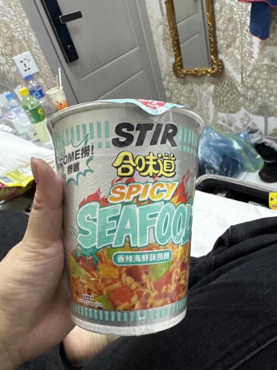 日清合味道香辣海鮮味撈麵