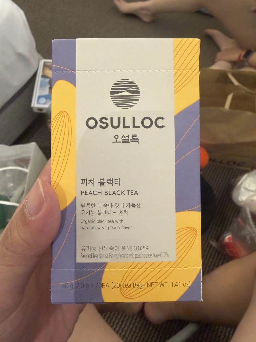 OSULLOC 水蜜桃紅茶 (Peach Black Tea)