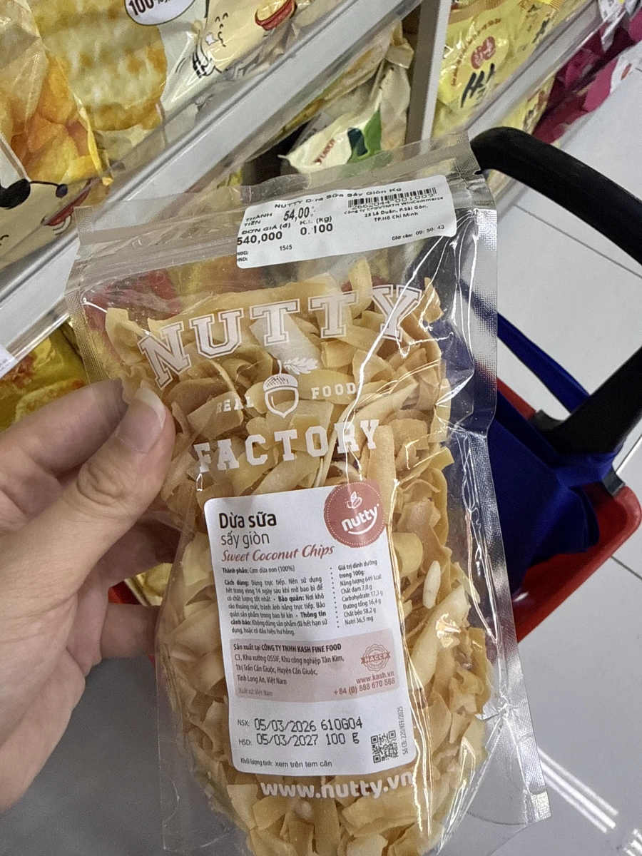 NUTTY FACTORY 甜味椰子脆片