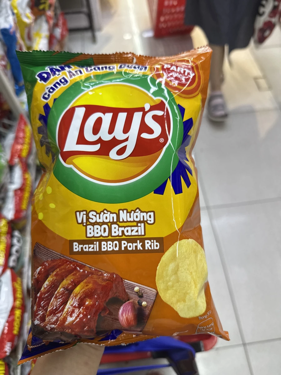 Lay's 樂事洋芋片（巴西烤豬肋排口味）