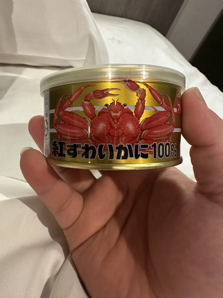 紅松葉蟹罐頭 (紅ずわいかに 100%)