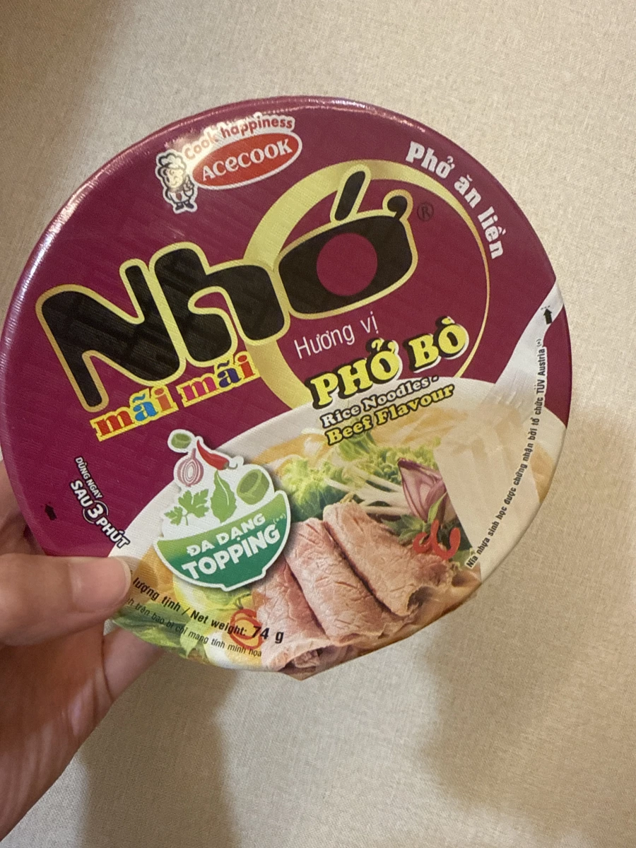 Acecook Nhớ Mãi Mãi 越南牛肉河粉泡麵