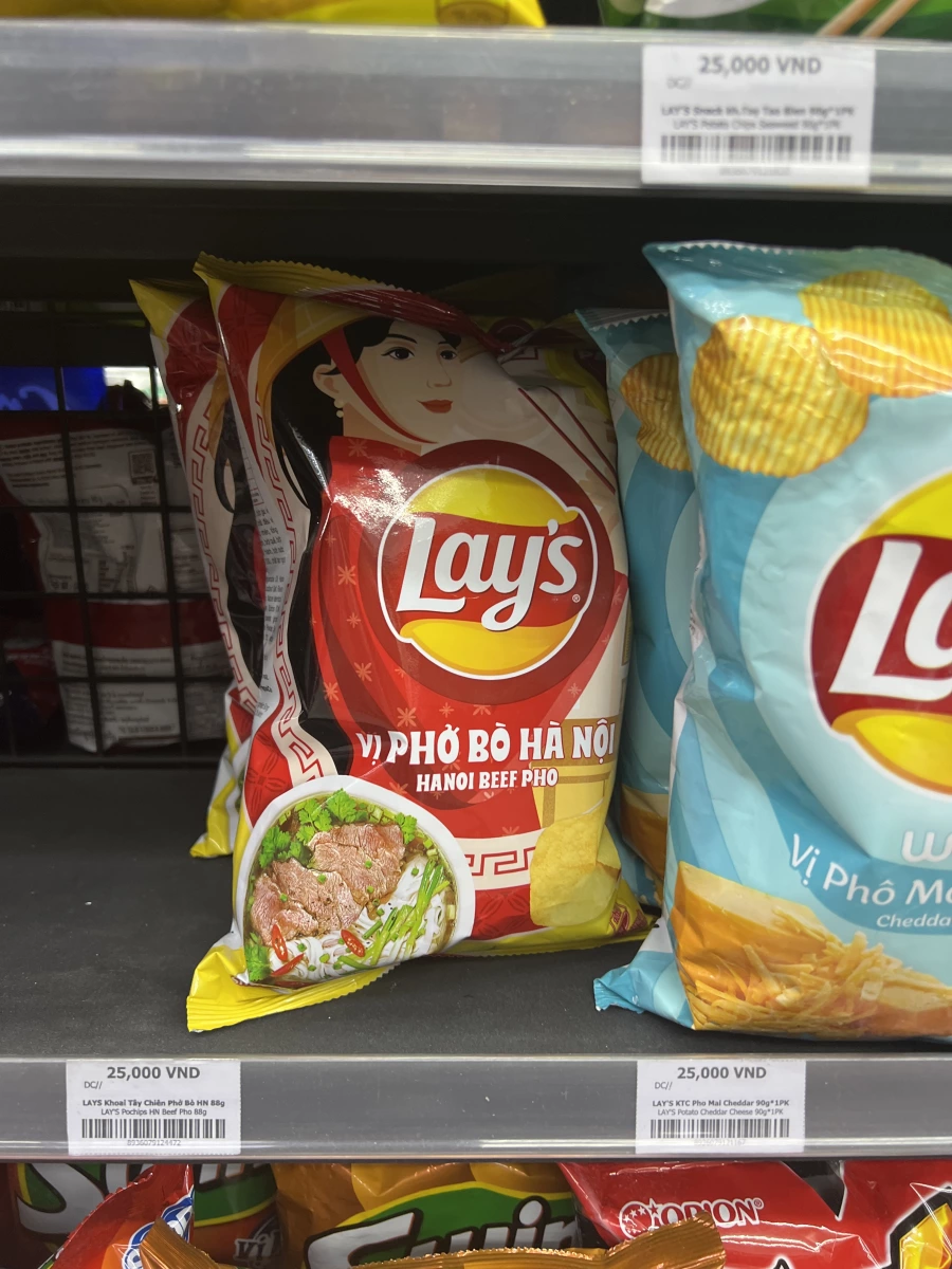 Lay's 樂事洋芋片（河內牛肉河粉口味）、Lay's 樂事洋芋片（切達起司口味）