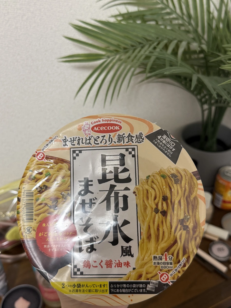 Acecook 昆布水風拌麵（雞濃醬油味）