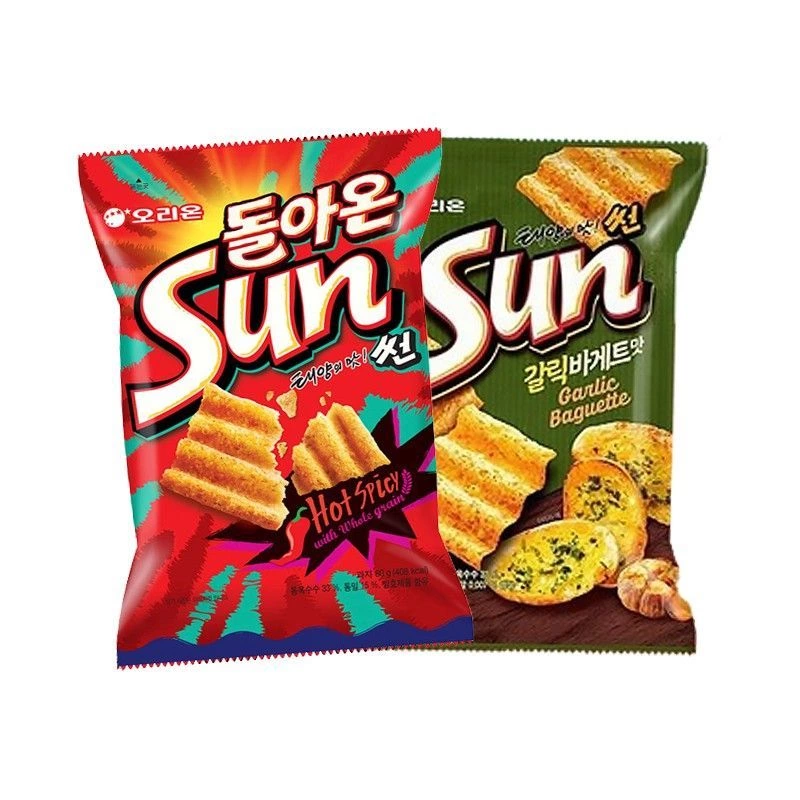Orion Sun 太陽餅乾辣味、Orion Sun 太陽餅乾蒜香法國麵包味