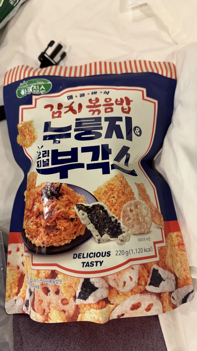 韓國 Haru Chips 泡菜炒飯鍋巴與炸海苔蓮藕片