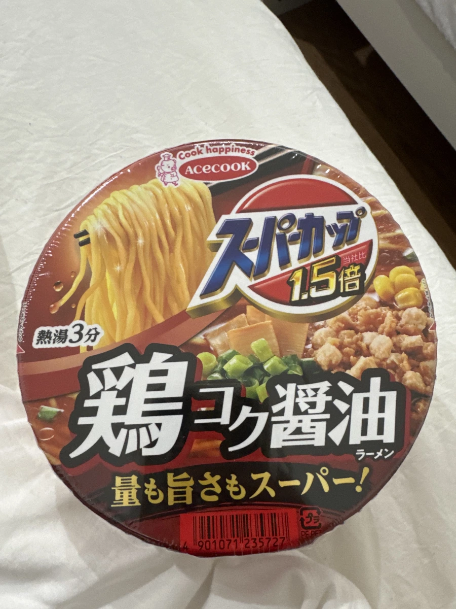 Acecook Super Cup 1.5倍 雞汁醬油拉麵