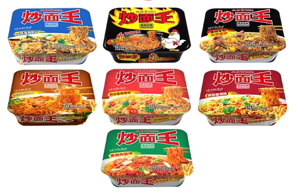 公仔炒麵王 蠔油海鮮味、公仔炒麵王 激辣味等