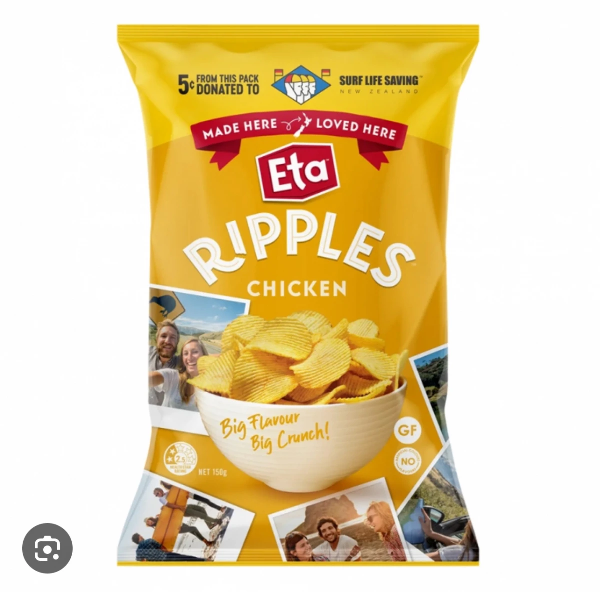 Eta 雞肉口味波浪洋芋片