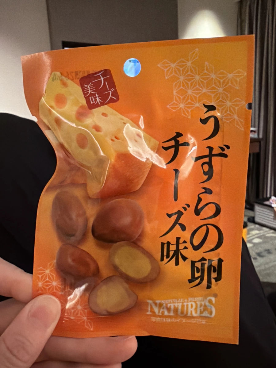 起司味鵪鶉蛋 (うずらの卵 チーズ味)
