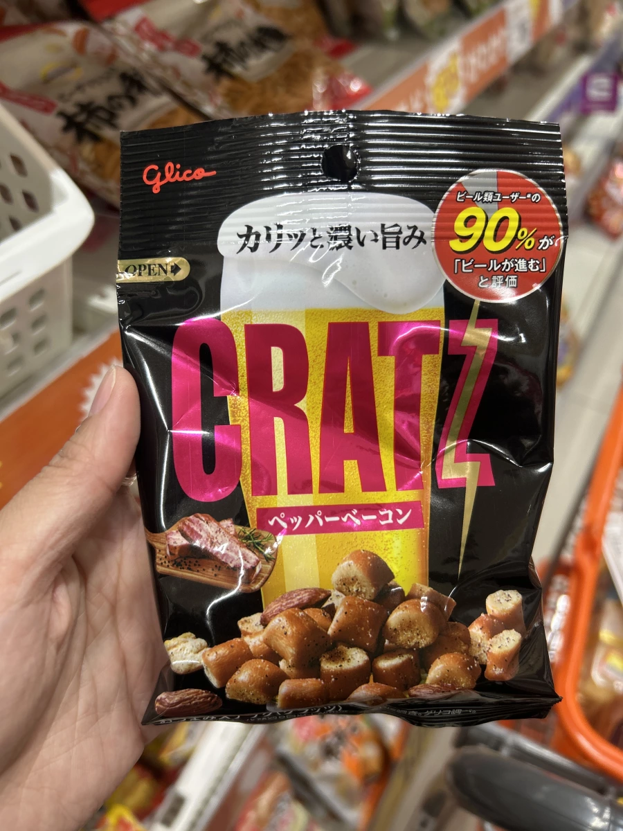 Glico CRATZ 椒鹽培根口味