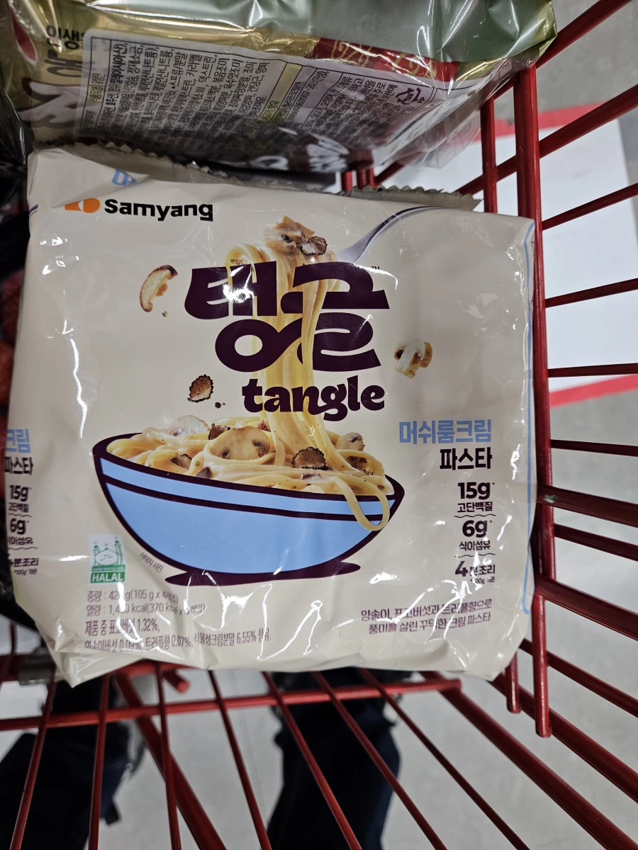 Samyang Tangle 蘑菇奶油義大利麵