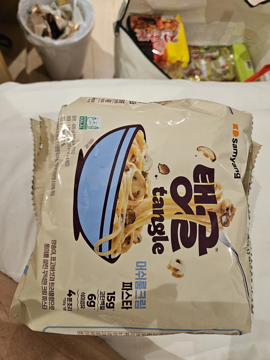 Samyang Tangle 蘑菇奶油義大利麵