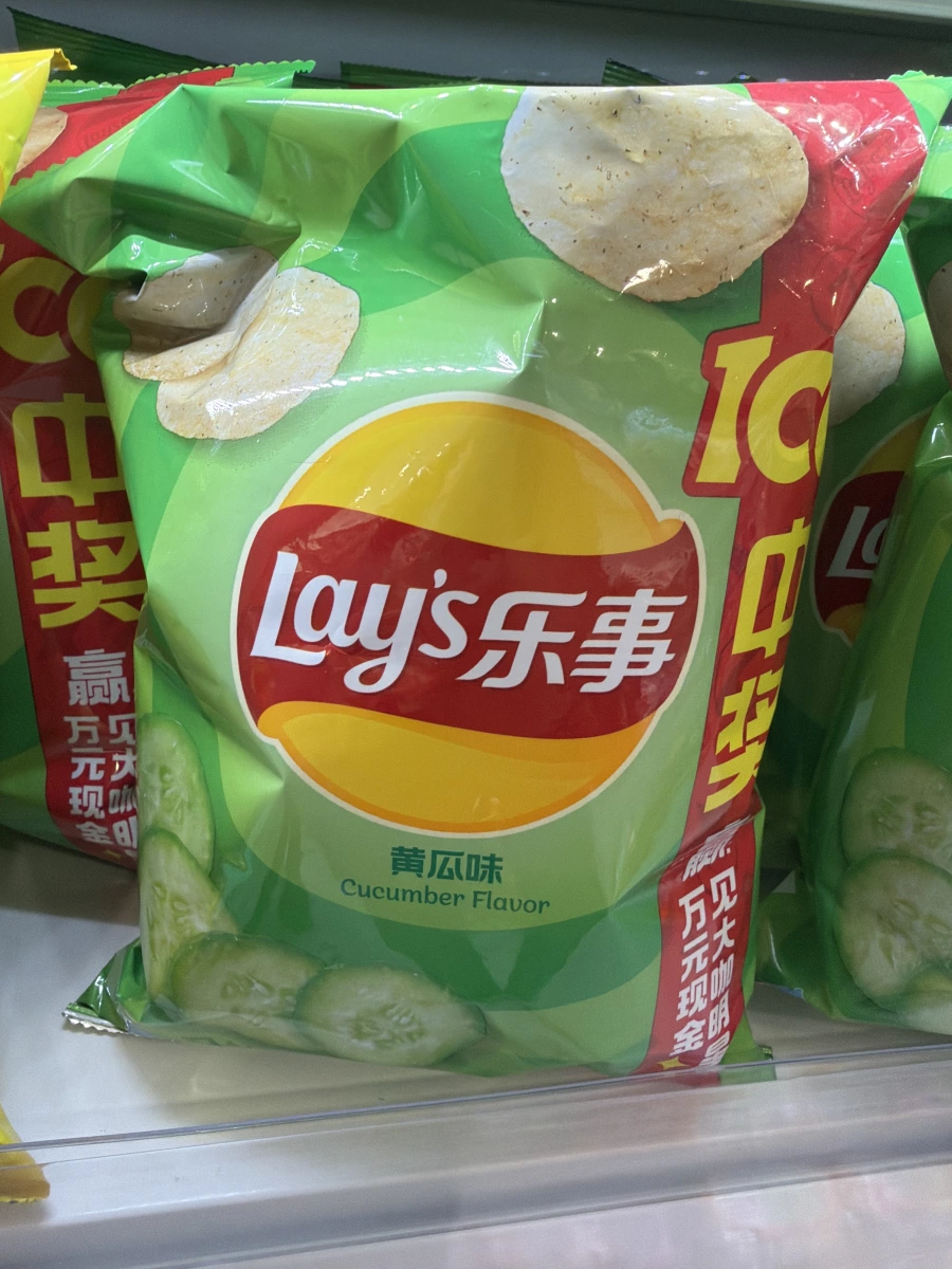 樂事黃瓜味洋芋片