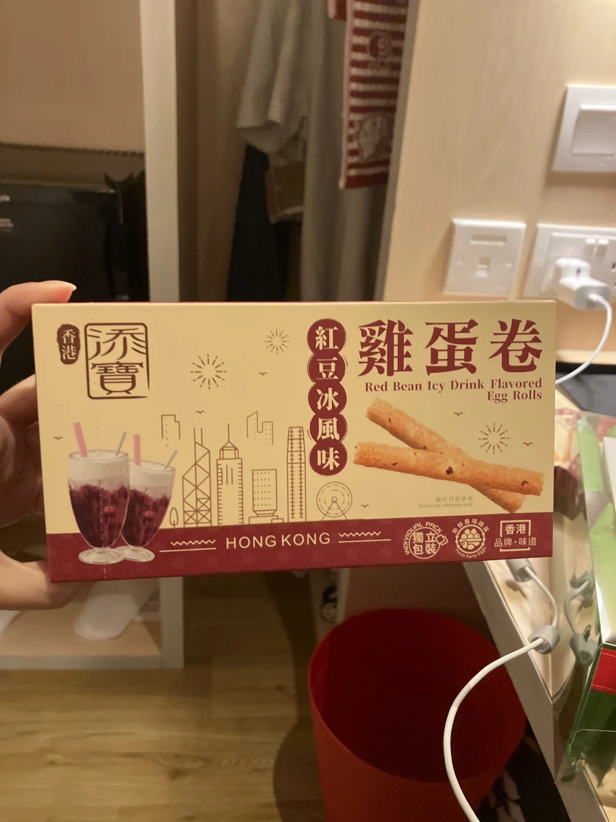 添寶紅豆冰風味雞蛋卷