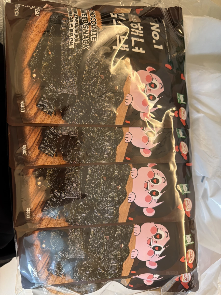 韓國巧克力海苔脆片