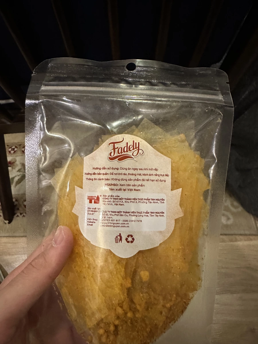 Fadely 越南大蒜奶油米紙零食 (Bánh Tráng Bơ Tỏi)