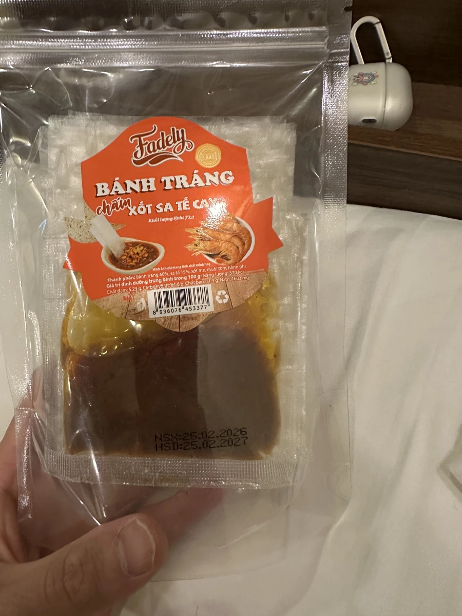 Fadely 越南辣沙嗲沾醬米紙