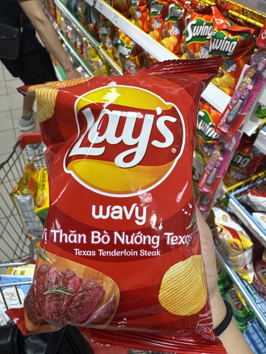 Lay's 樂事波浪洋芋片（德州里肌牛排口味）