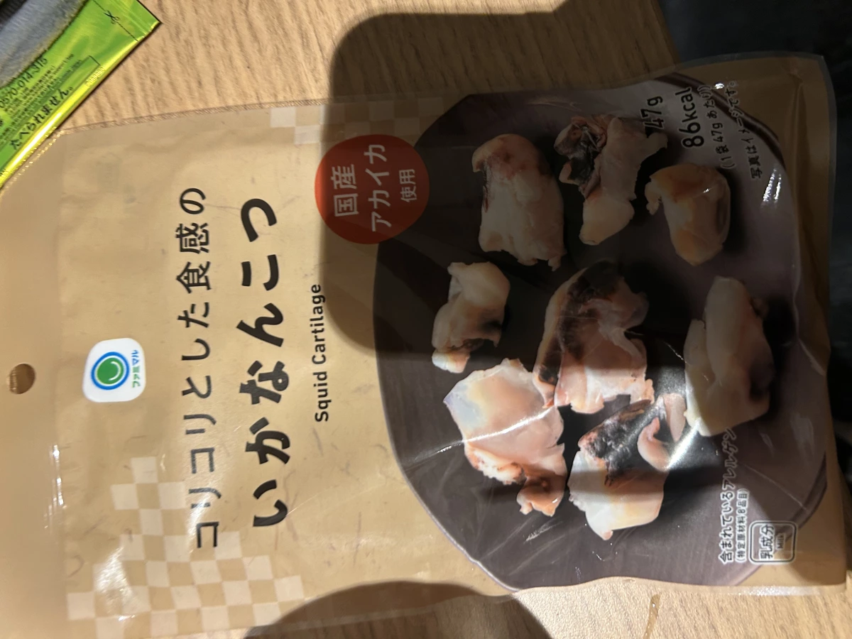 FamilyMart 魷魚軟骨 (いかなんこつ)